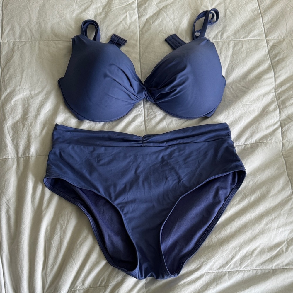 Women's Blue Swimwear Set